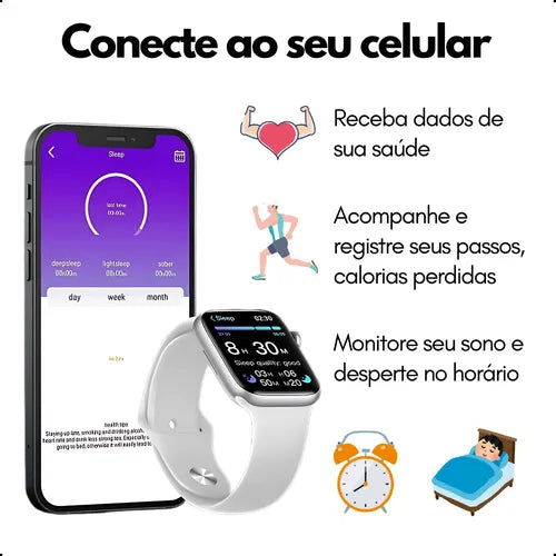 Watch 8 Pro Lançamento 2023 Modelo W28 Várias Cores Unissex