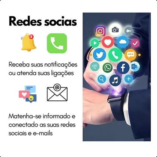 Watch 8 Pro Lançamento 2023 Modelo W28 Várias Cores Unissex