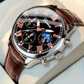 Relógio de Quartzo Masculino Luxuoso Geneva