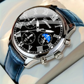Relógio de Quartzo Masculino Luxuoso Geneva